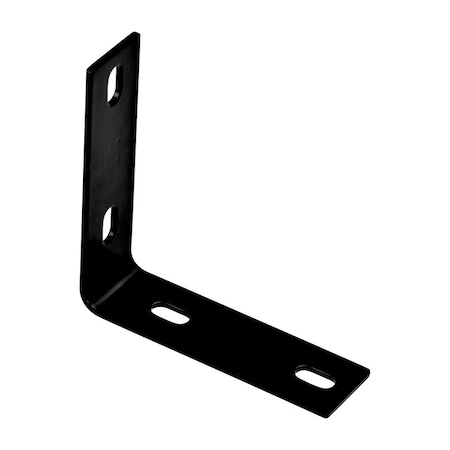 National Hardware National Hardware 5.1 in. H X 1.5 in. W X 0.125 in. D Black Carbon Steel Inside/Outside Corner Brace N351-464